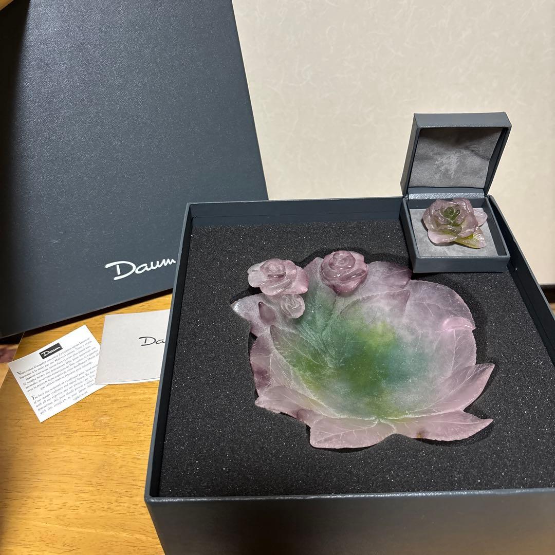 Daum フランス　ローズ　ボウル