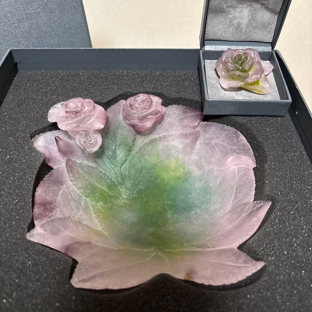 Daum フランス　ローズ　ボウル