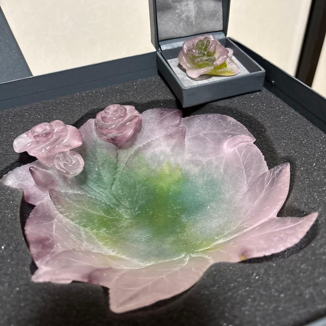 Daum フランス　ローズ　ボウル