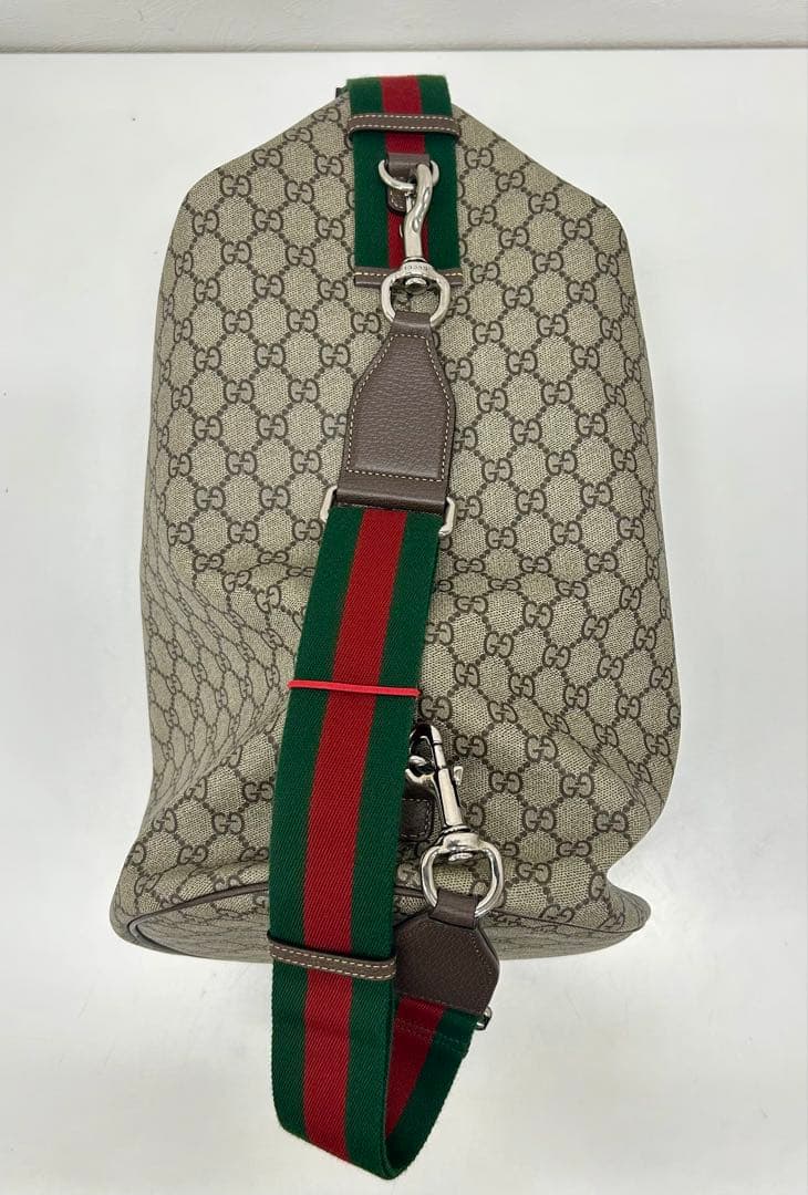 美品 Gucci GGロゴ 旅行 ショルダー ダッフル セーラーバッグ バッグ
