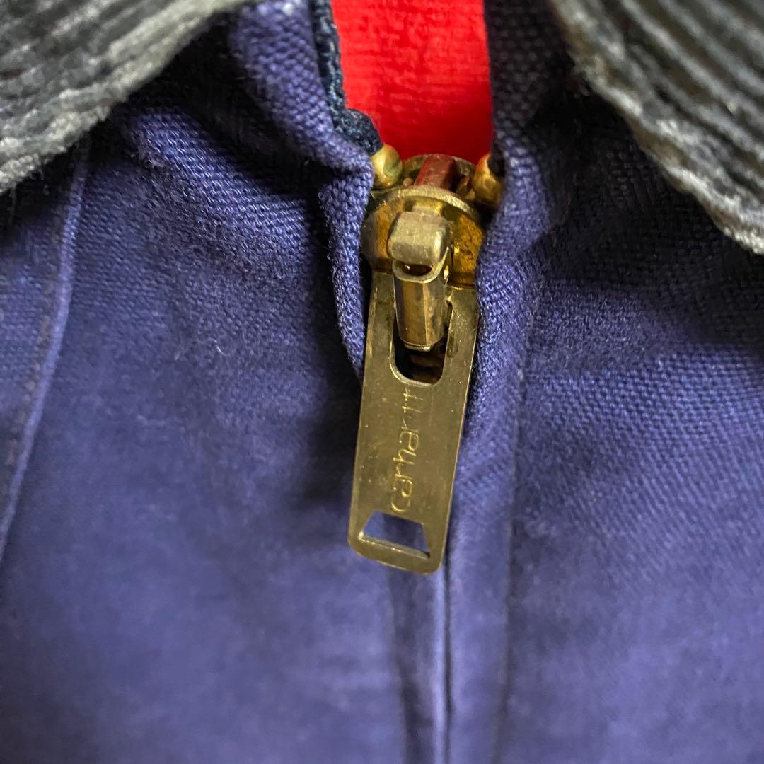 stussyネイビー　カーハート　USA製 サンタフェジャケット　ダック生地