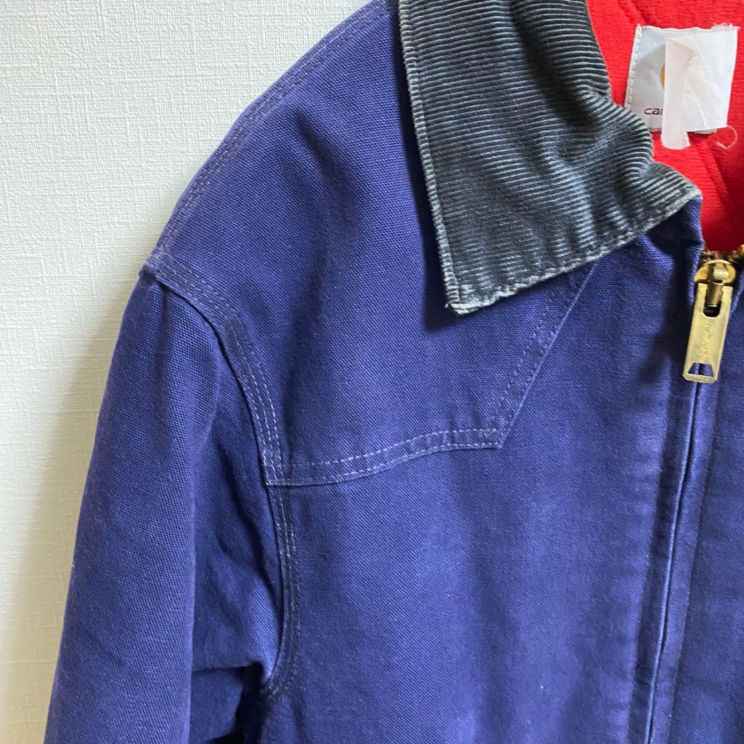 stussyネイビー　カーハート　USA製 サンタフェジャケット　ダック生地