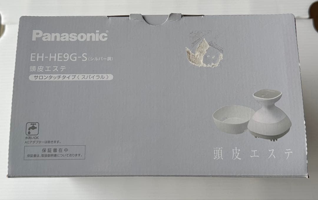 パナソニック　頭皮エステ　EH-HE9G-S サロンタッチタイプ　シルバー調