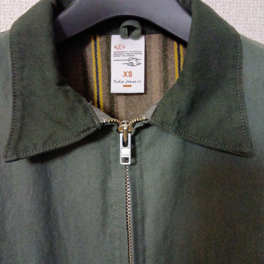 Nudie Jeans Co. ダークグリーンジャケット XS
