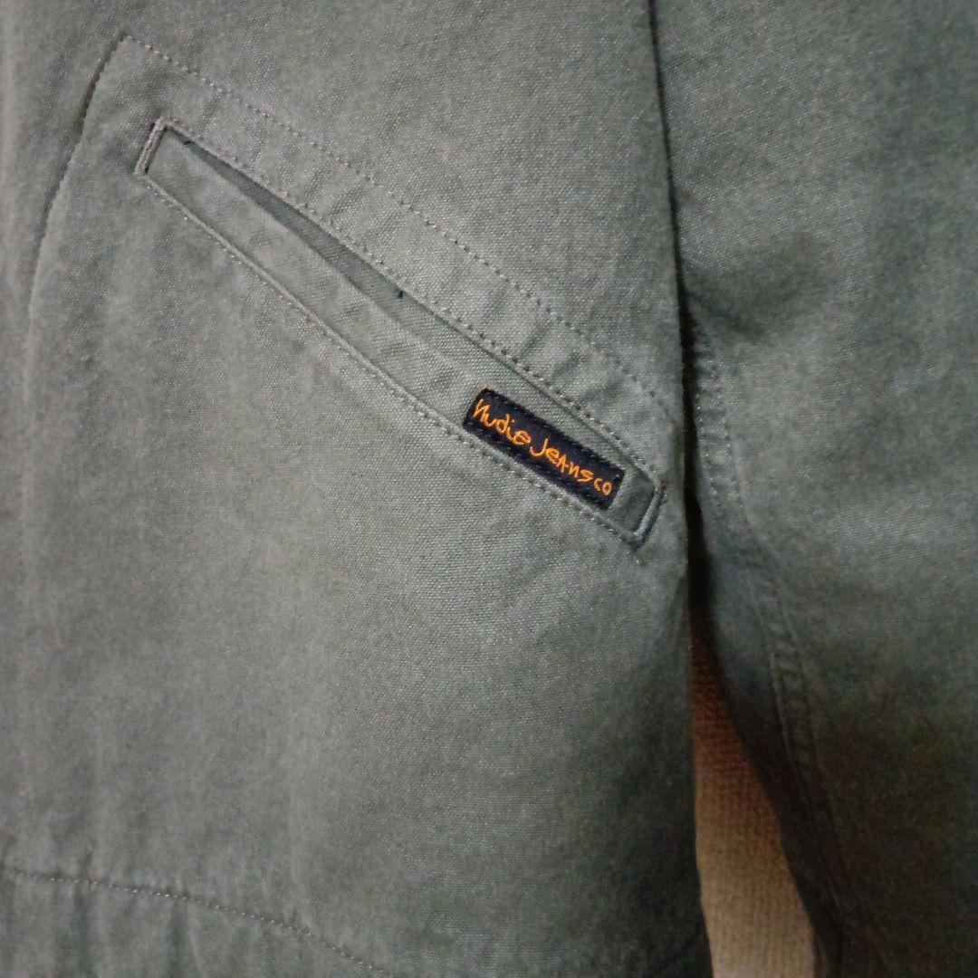 Nudie Jeans Co. ダークグリーンジャケット XS