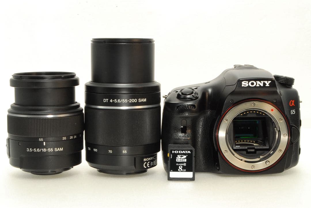 SONY α65 ❤️スマホ転送 ダブルレンズキット ソニー 一眼レフ カメラ