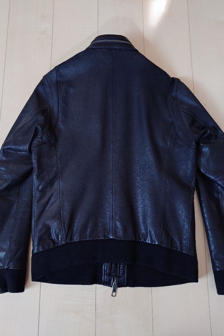 上野商会 本革 シングルライダース Lサイズ 山羊革