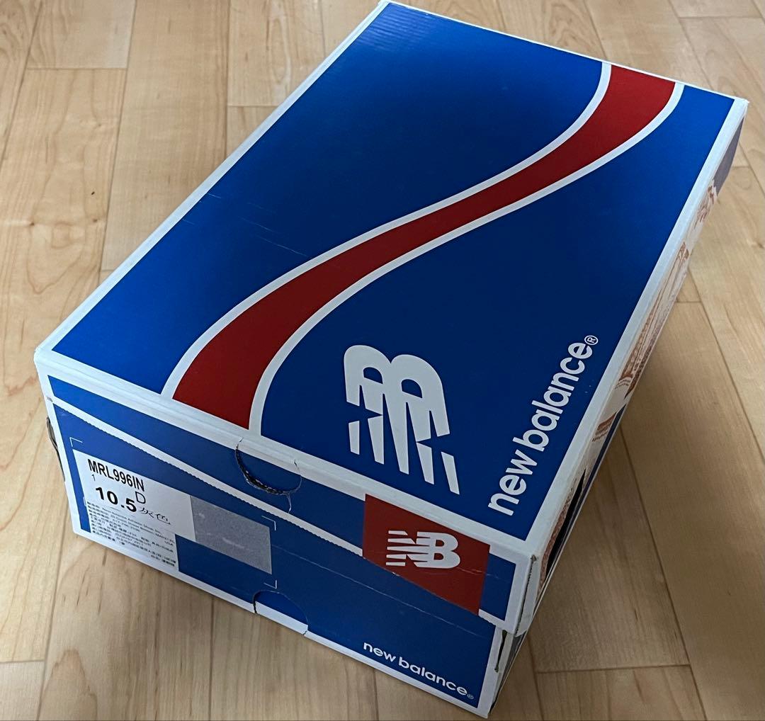 【即日発送/箱・袋付/極美品/28.5】ニューバランスMRL996IN
