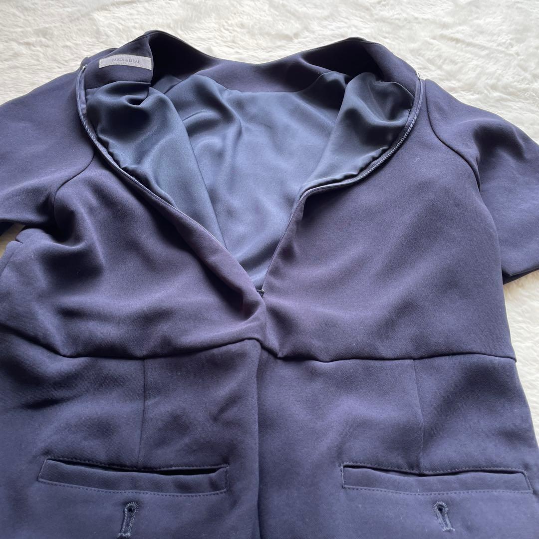 美品MICA&DEAL マイカアンドディールパンツスーツ サロペット 授業参観
