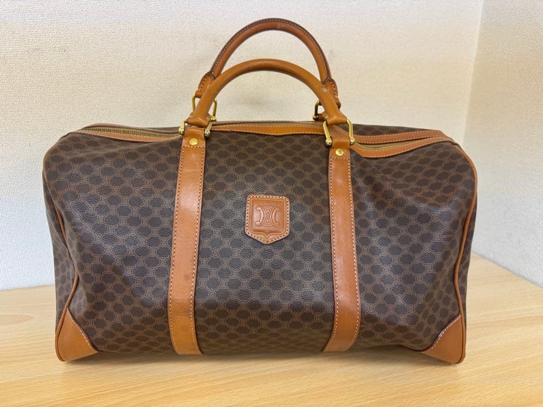 CELINE セリーヌ　ボストンバッグ　トリオンフ　ブラウン　ハンドバッグ