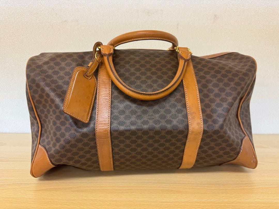 CELINE セリーヌ　ボストンバッグ　トリオンフ　ブラウン　ハンドバッグ