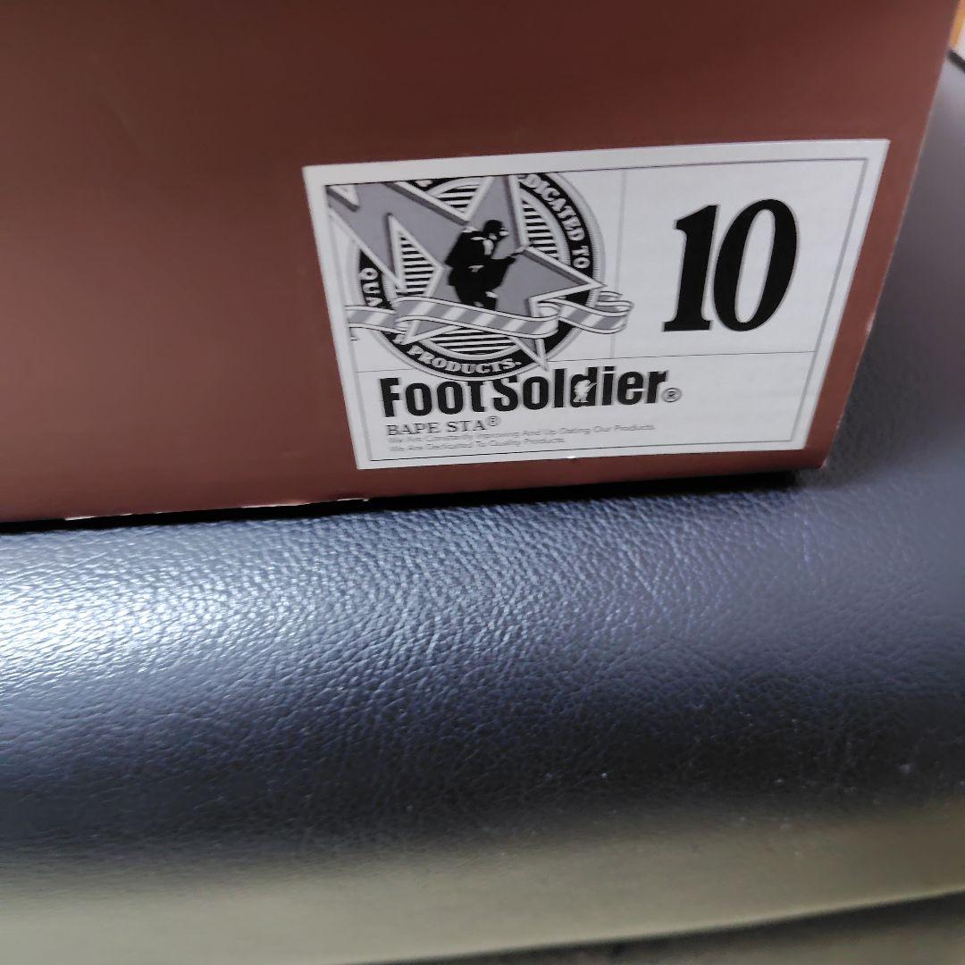 アベイシングエイプ✕COACHコラボシグネチャー柄ブラウンスニーカー