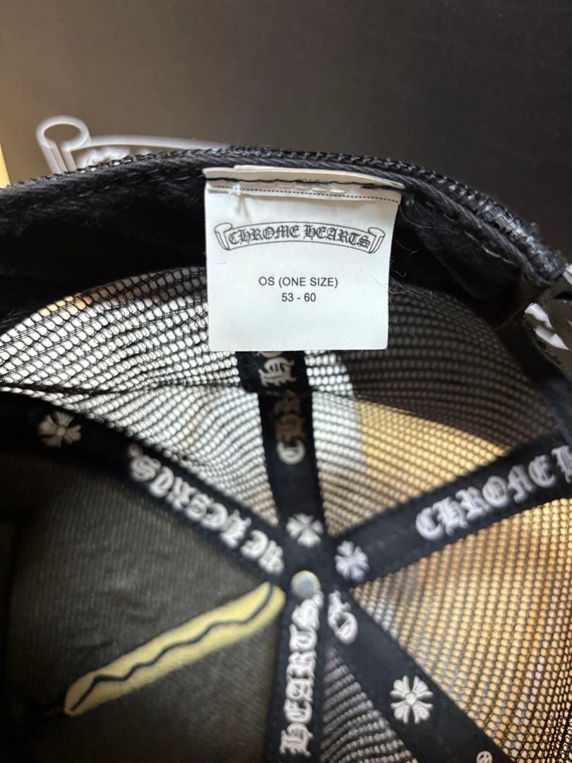 ★国内正規品★CHROME HEARTS ブラック トラッカーキャップ