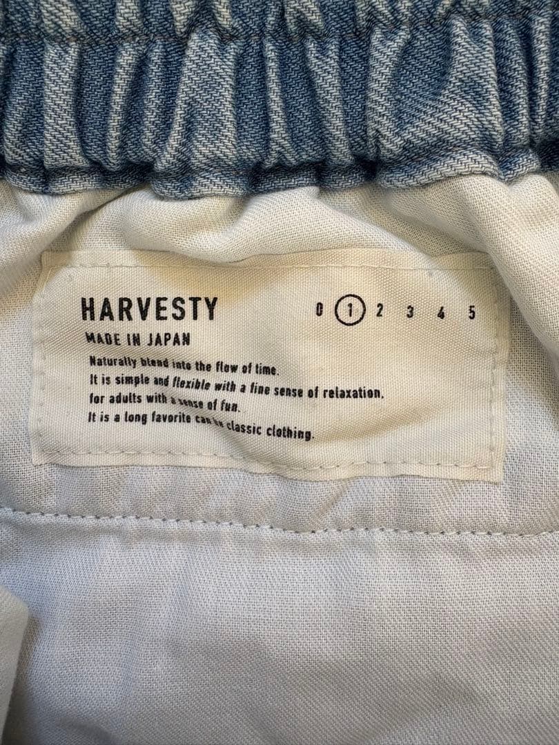 HARVESTY 10oz デニム サーカス バギー パンツ