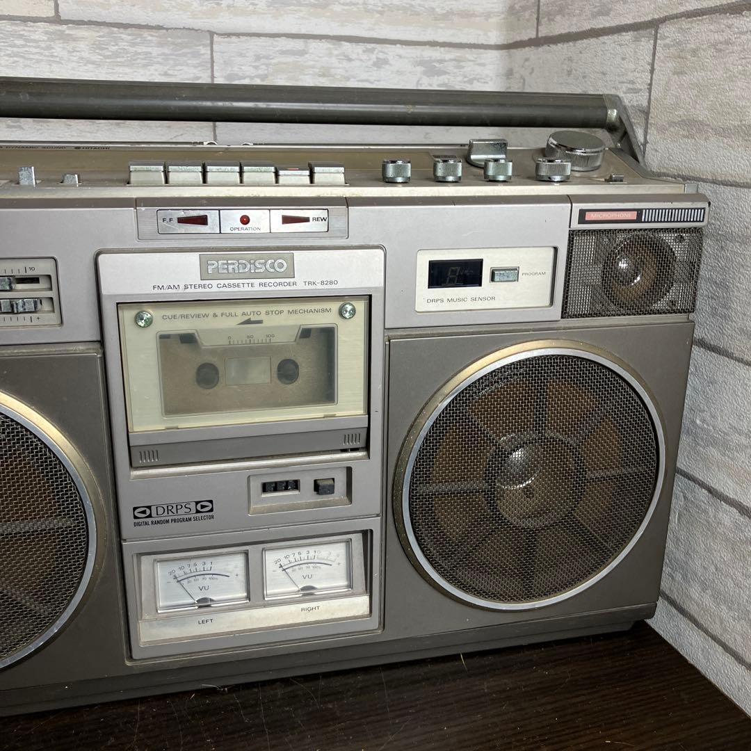 日立 ラジカセ　TRK-8280 希少　昭和レトロ