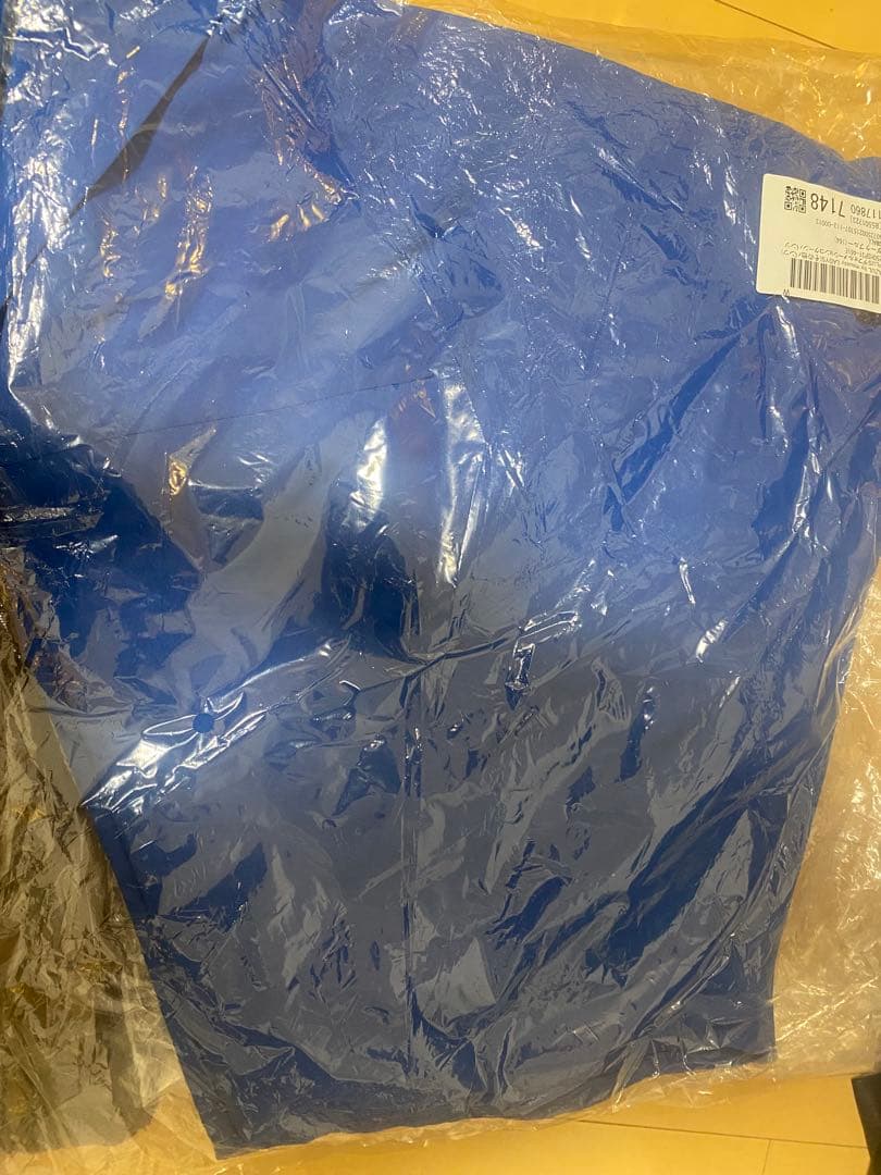 新品未使用タグ付き✨PLUS✨今期✨ デフォルメーションコクーンパンツ✨BLUE