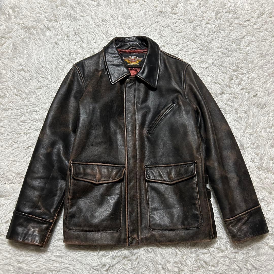 ハーレーダビッドソン 革ジャン ヴィンテージ レザー ライダースジャケット