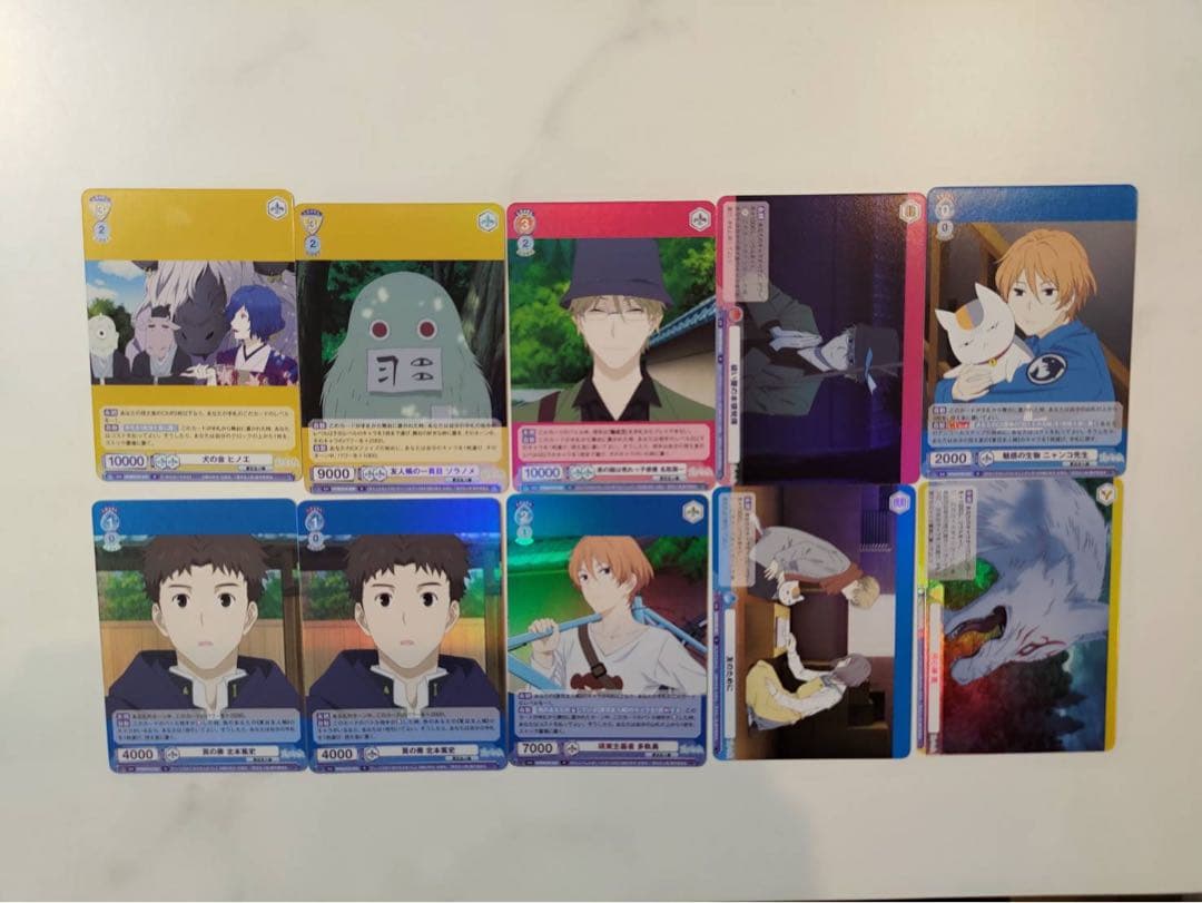 ヴァイスシュヴァルツブラウ 夏目友人帳カード　名取　SSP + RR / CP等
