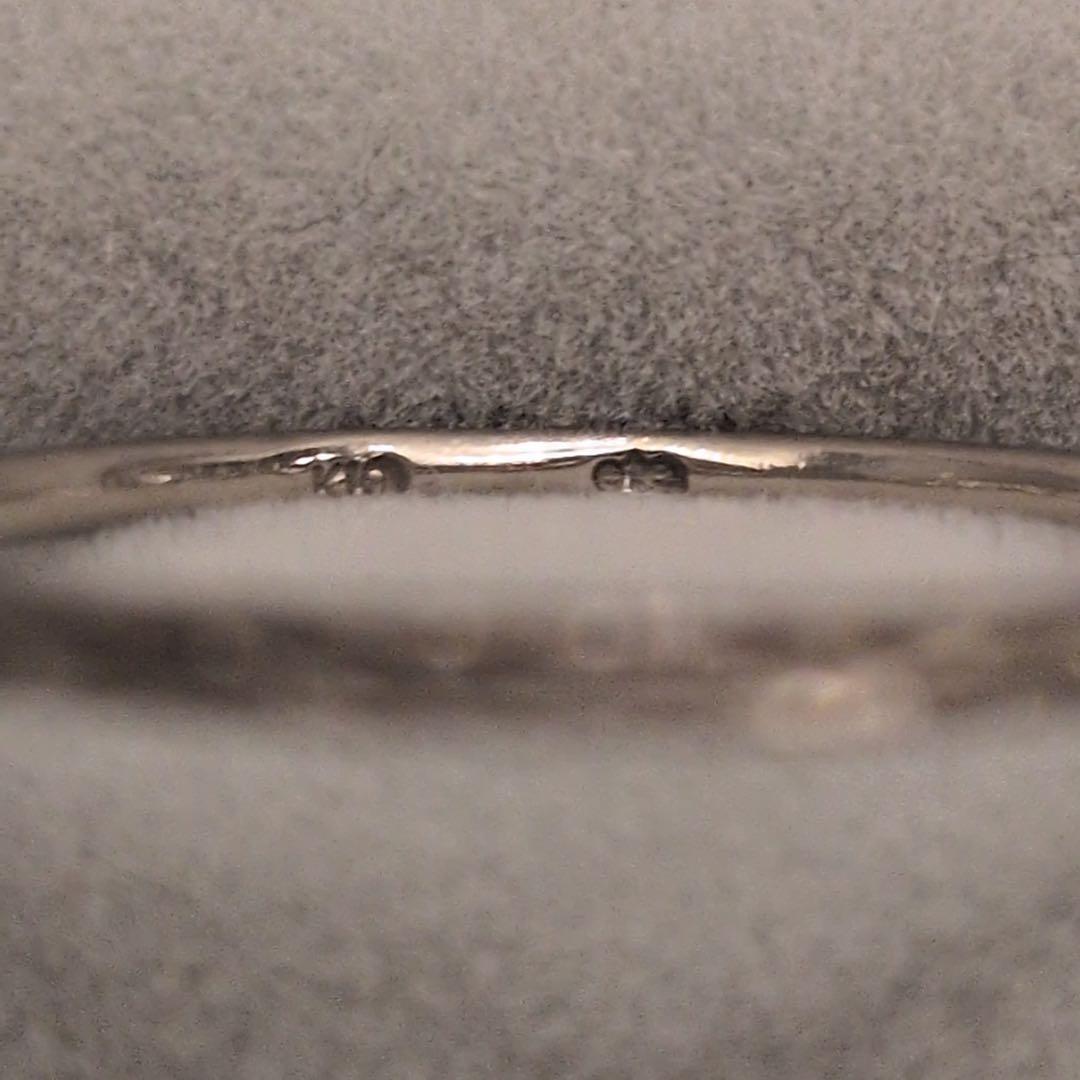 廃盤 ete 13号 10k yg クレール カットリング エテ シルバー