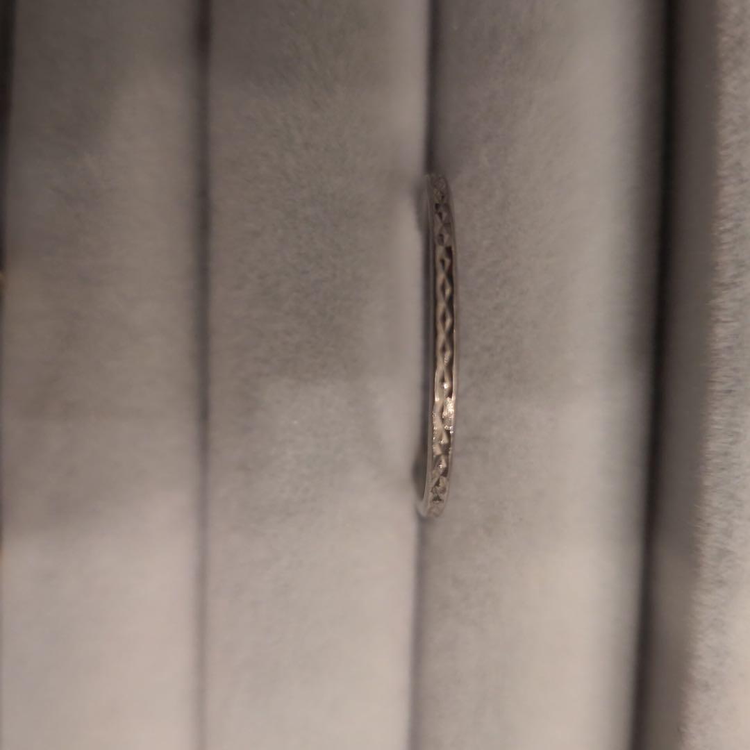 廃盤 ete 13号 10k yg クレール カットリング エテ シルバー