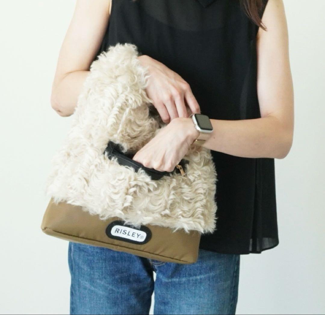 新品:RISLEYリズレー♡トライアングルファーバッグ♡アウトドアコラボバッグ⭐︎