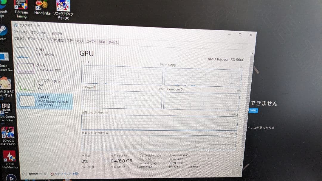 グラフィックボード・グラボ・ビデオカード Gigabyte EAGLE AMD Radeon RX 6600