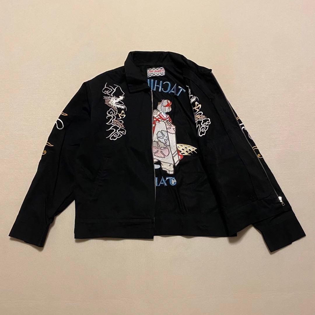 希少　フラットヘッド スーベニアジャケット ベトジャン スカジャン