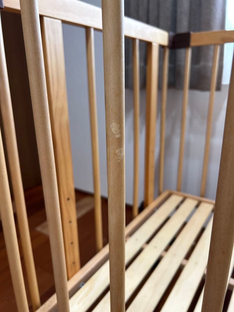 ファルスカベッドサイドベッド03 ナチュラル125長さ x 75幅 x 90高さ