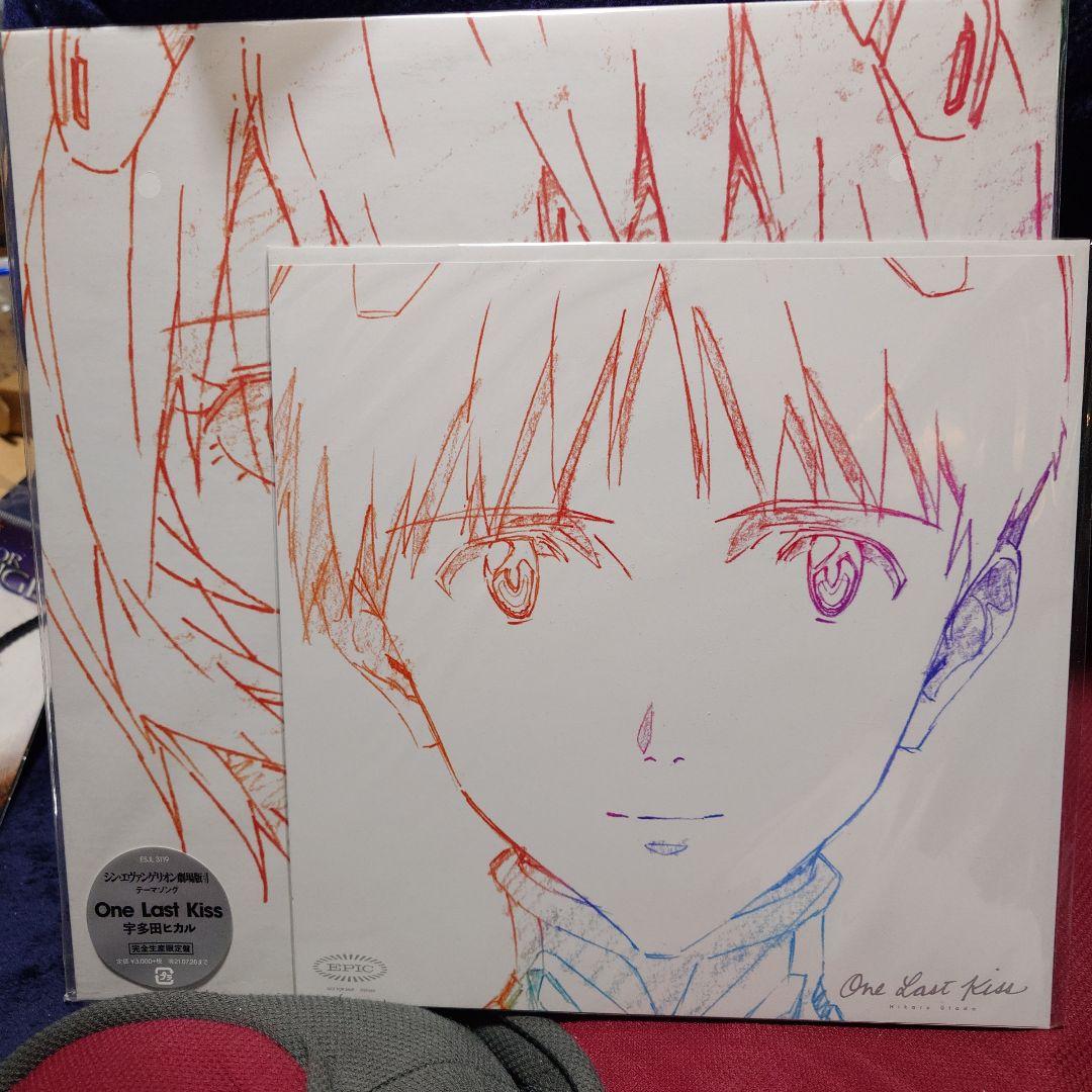 完全生産限定盤 宇多田ヒカル One Last Kiss メガジャケ付 レコード