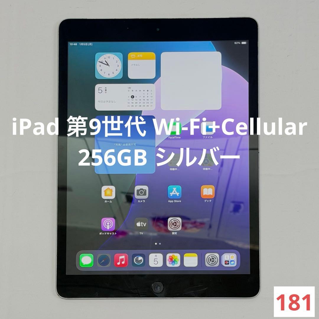 [大容量]iPad 第9世代 Wi-Fi+Cellular 256GB シルバー