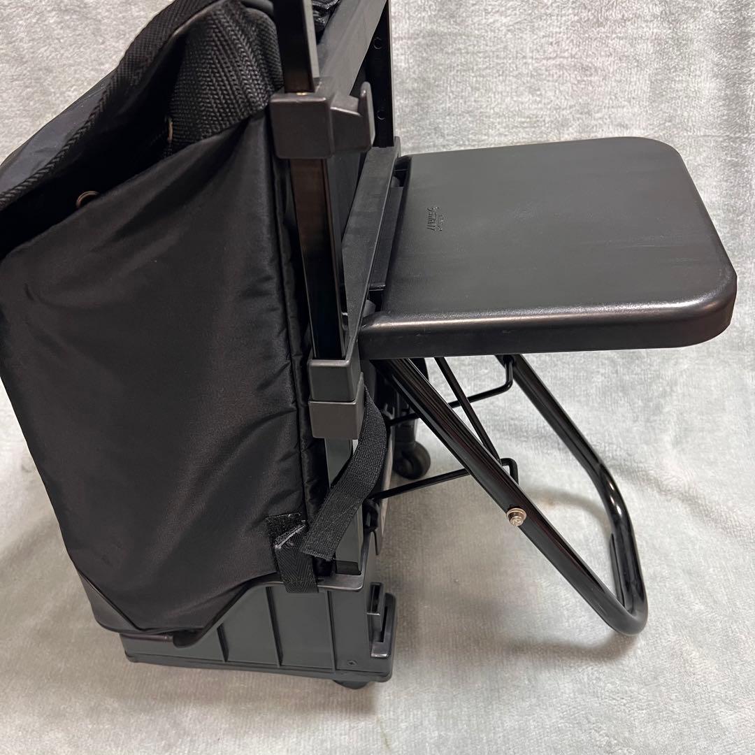 スワニー　ウォーキングバッグ　キャリー　椅子付き バッグ取り外し可　2WAY