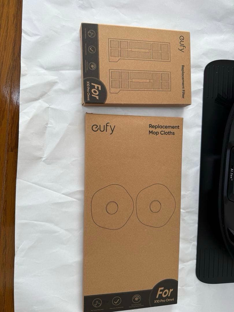 【即日発送】Eufy X10 Pro Omni 7月購入 純正新品モップ付