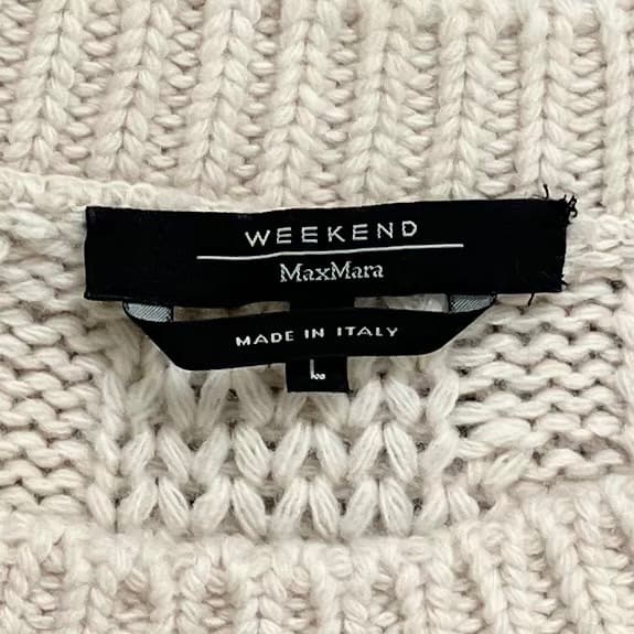 極美品✨ウィークエンドマックスマーラ セーター ニット ケーブル編み 洗える L