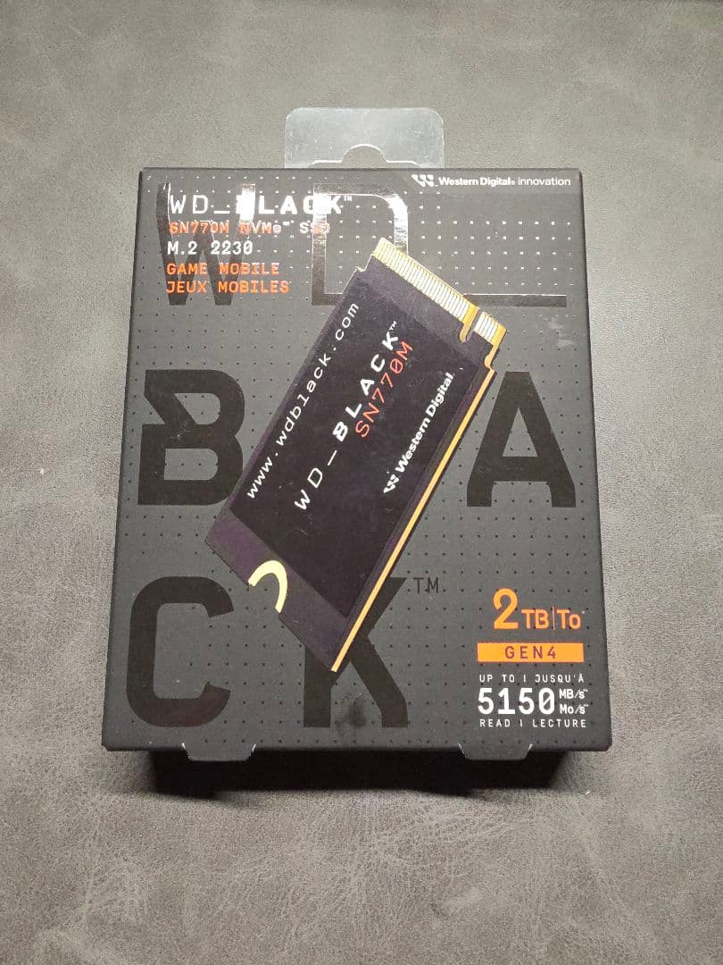 内蔵型SSD WD_BLACK SN770M 2TB