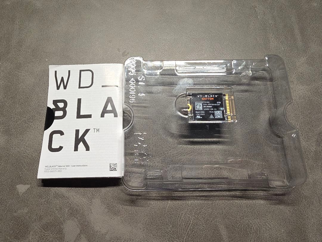 内蔵型SSD WD_BLACK SN770M 2TB