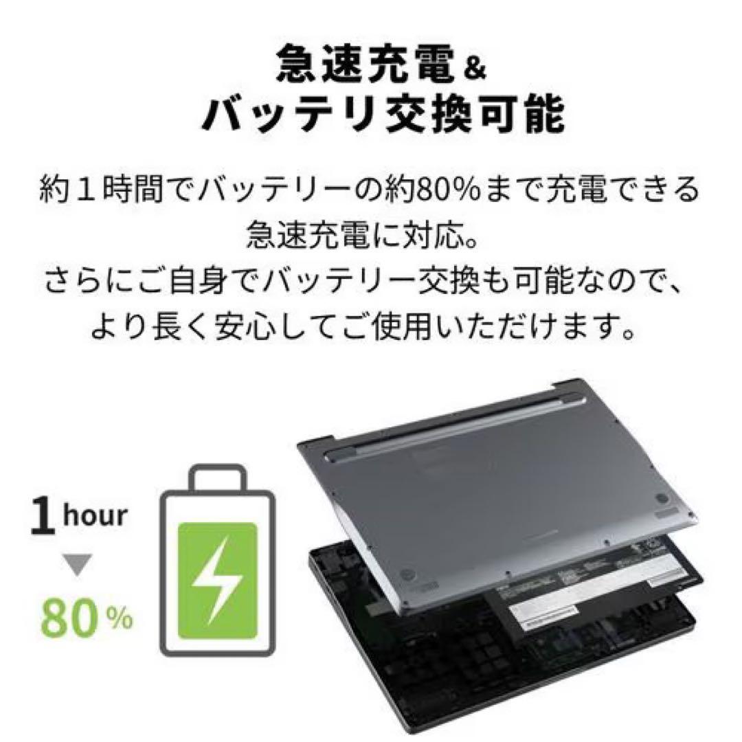 FMV 12世代 i5 1235U 16GB 500万画素カメラ 日本製 20万