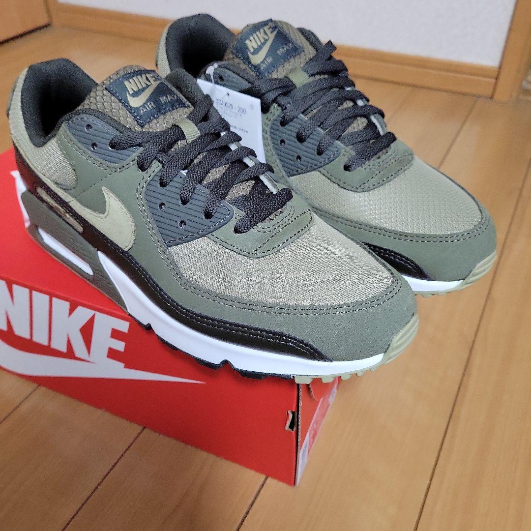 新品未使用★ナイキNIKE Air Max 90 オリーブ緑Size28.5㎝