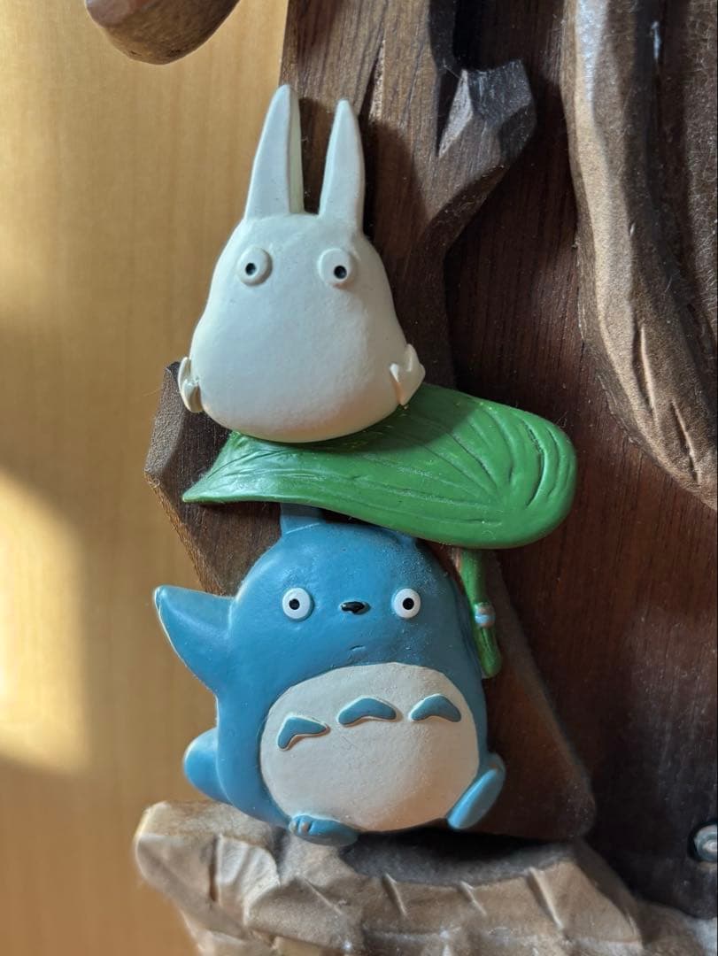 定価55,000円 トトロと猫バスのデザイン壁掛け時計 ジブリ ジャンク品