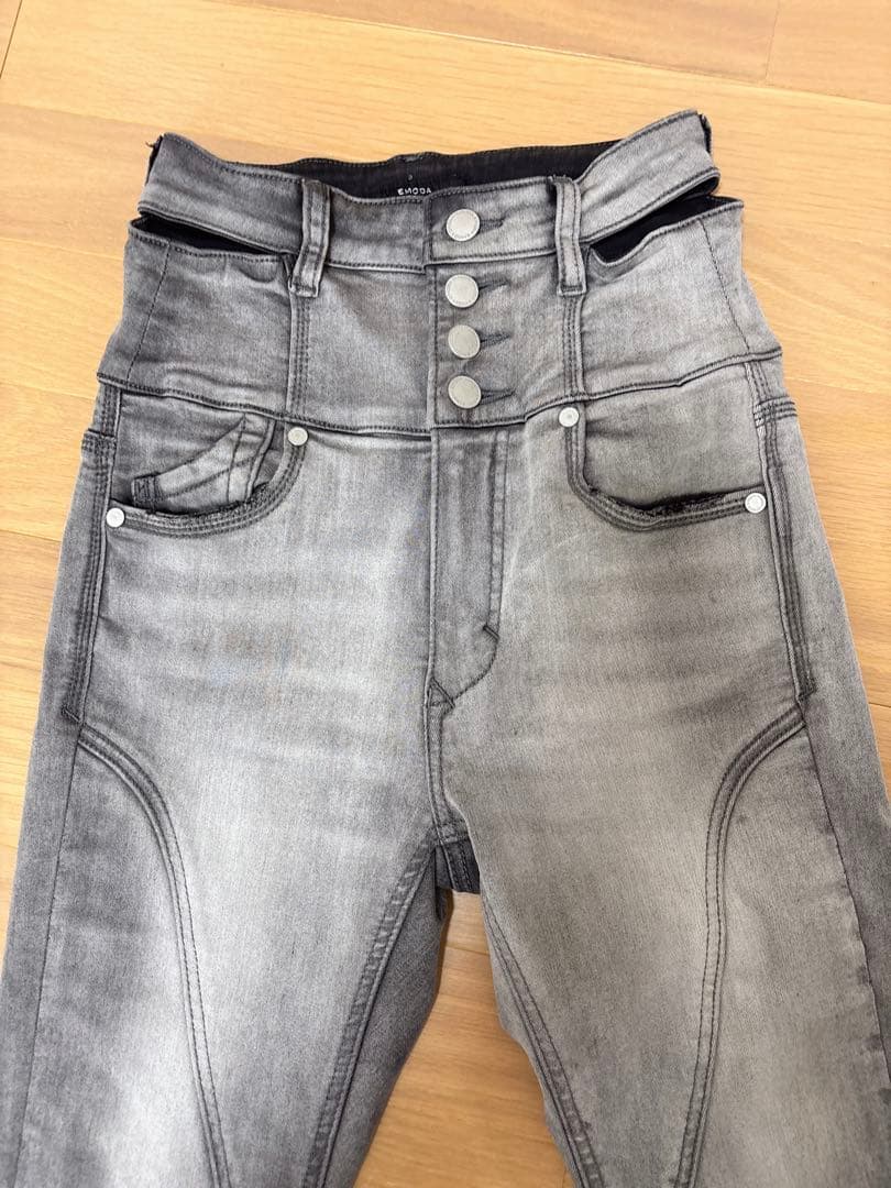 S. EMODA ハイウエストデニムパギンス １
