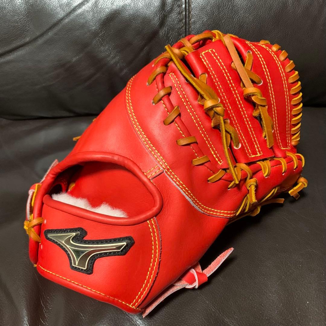ミズノ　グローバルエリート　硬式ファーストミット　ラディッシュ