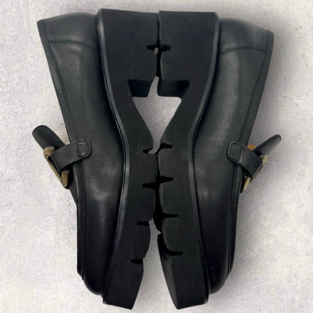 美品☆MACKINTOSH PHILOSOPHY ☆厚底ローファー☆ブラック☆