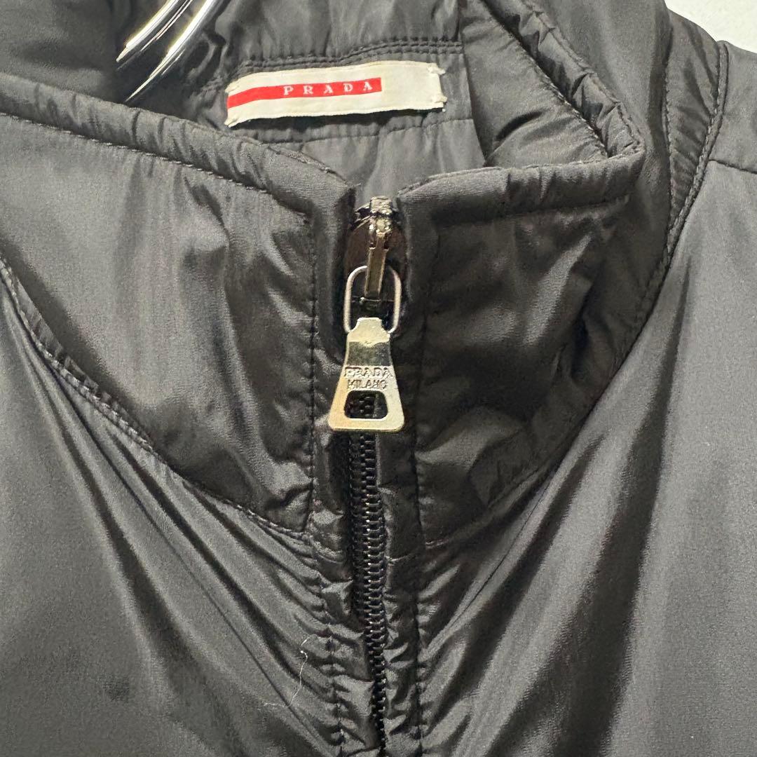 PRADA SPORT 中綿 ハイネック ナイロンベスト