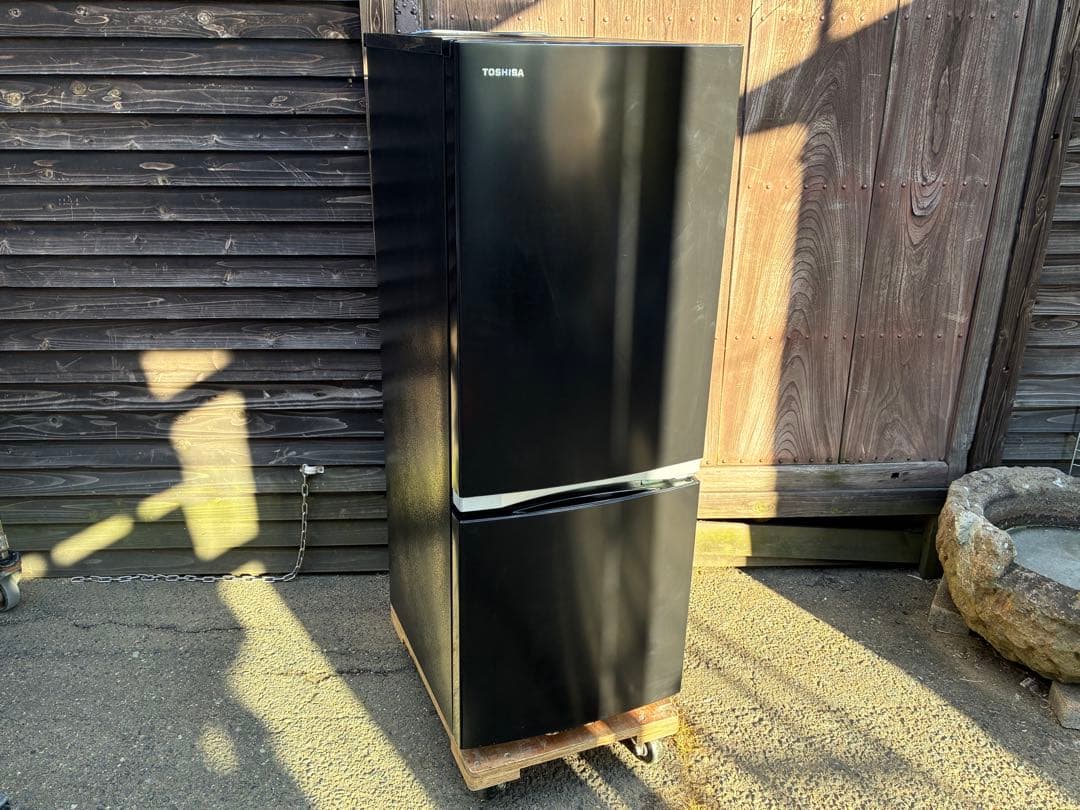 東芝　2ドア冷蔵庫　GR-S15BS(K)　2021年製　153L　仙台　宮城