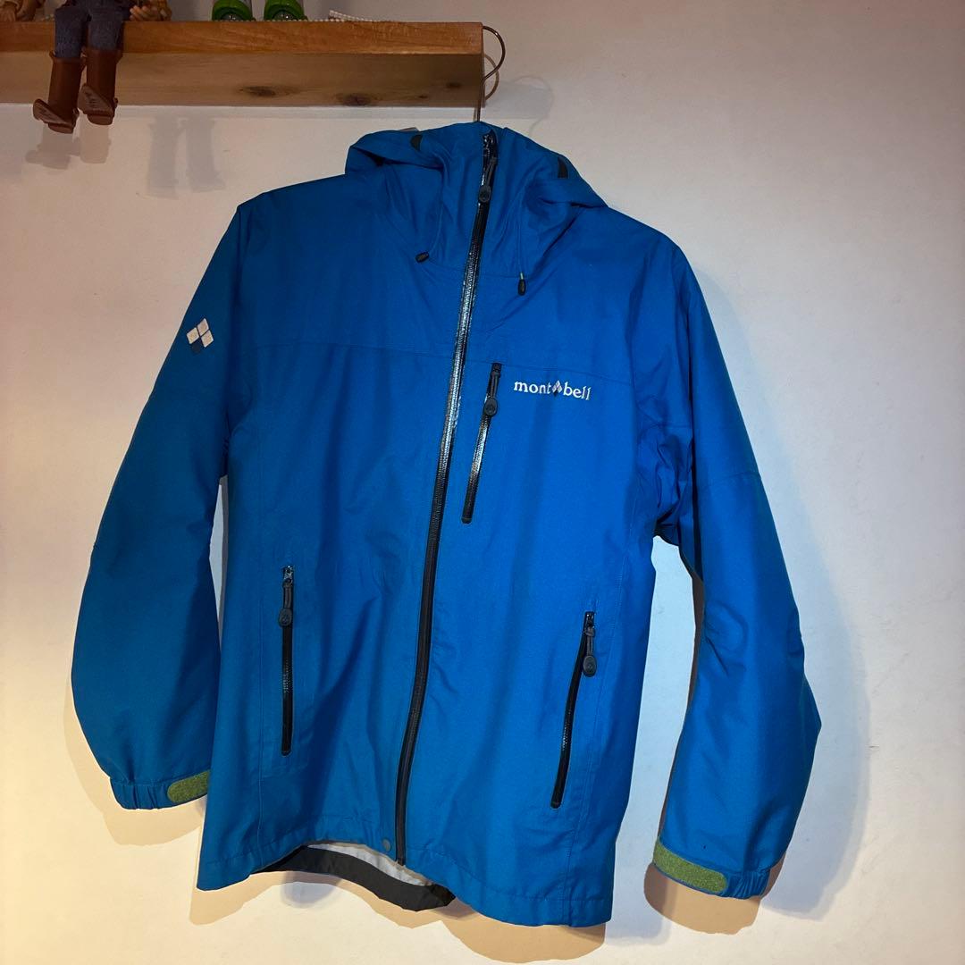 モンベル　3in1 フォールラインパーカー　グリーン　インナー　Sサイズ