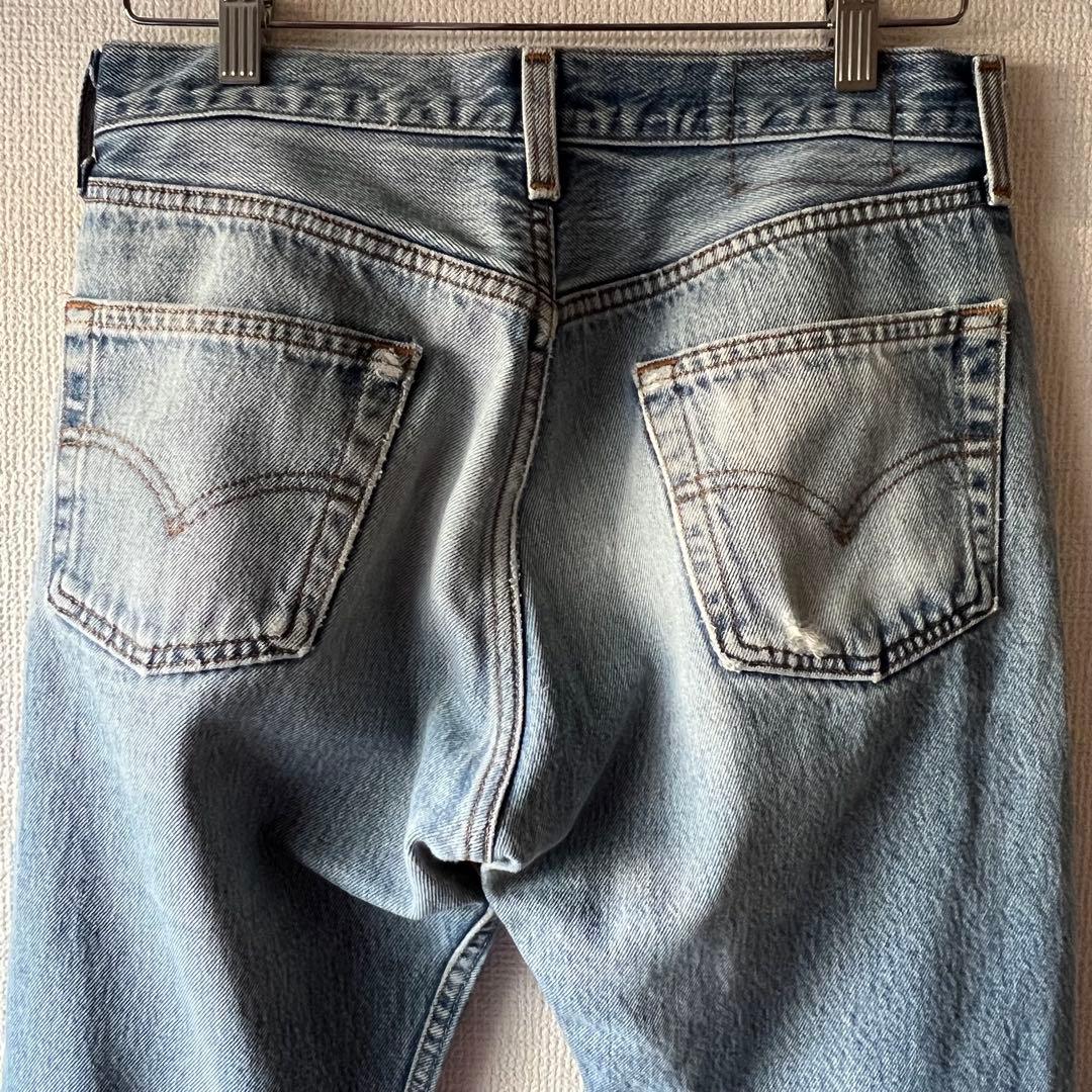 90s USA製 Levi’s 501 ゴールデンサイズ ダメージ　グランジ