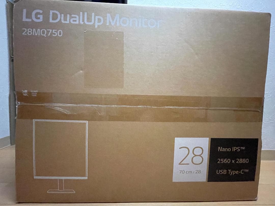 LG 28MQ750-C 2560×2880 ディスプレイ 920時間