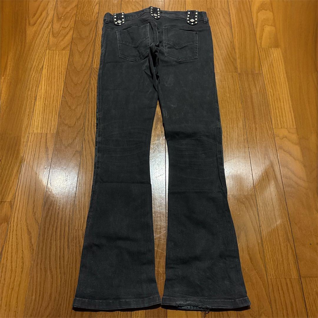 Algonquins studs flare denim ゴシック y2k
