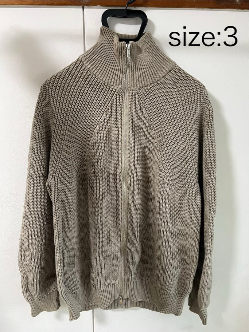 Batoner バトナー　ドライバーズニット　3 　ベージュ