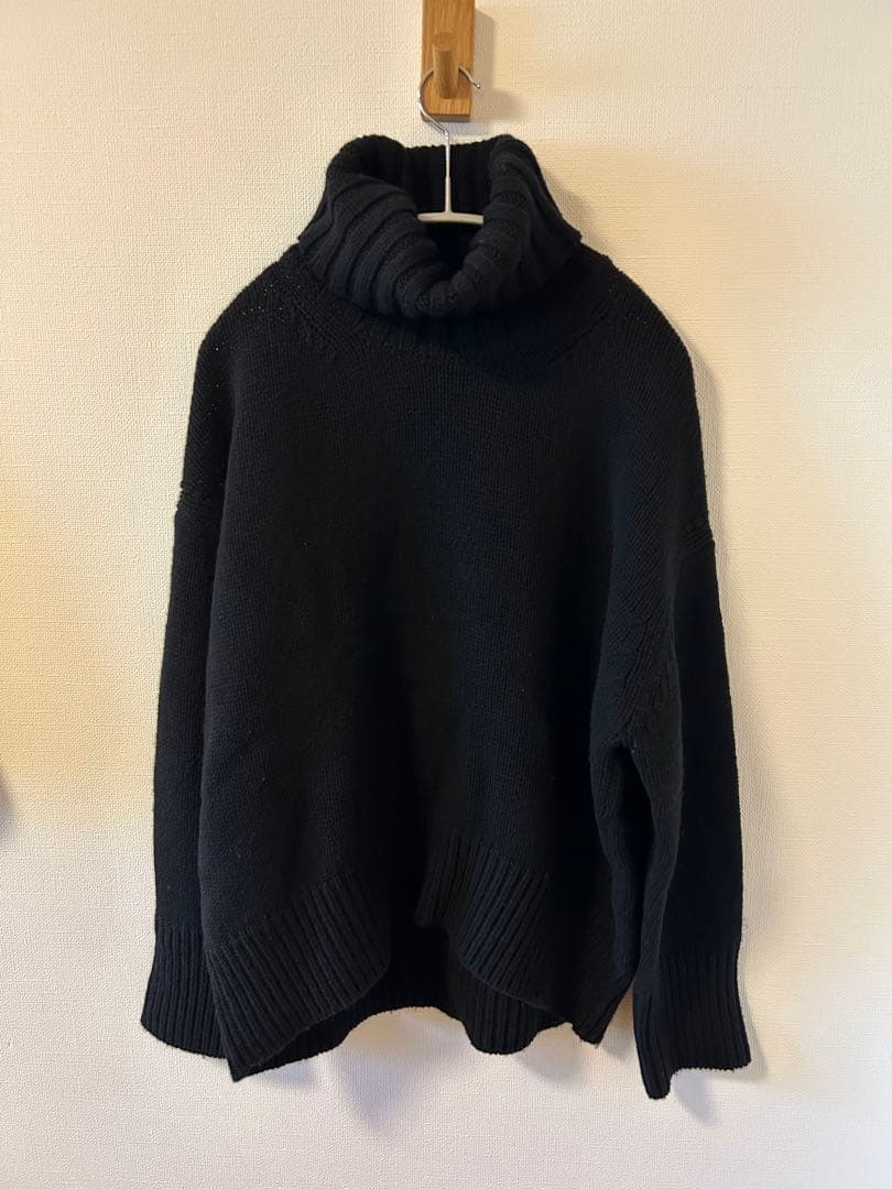 GALERIE VIE ギャルリーヴィー ファインウール タートル　ブラック　S