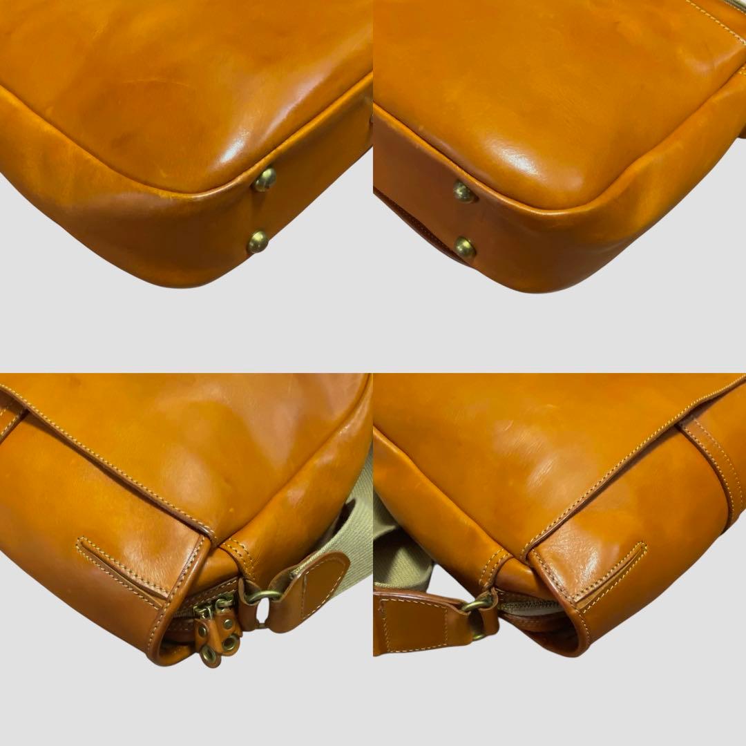 ポルコロッソ カバーショルダーバッグ nouki3 栃木レザー社 フラップ